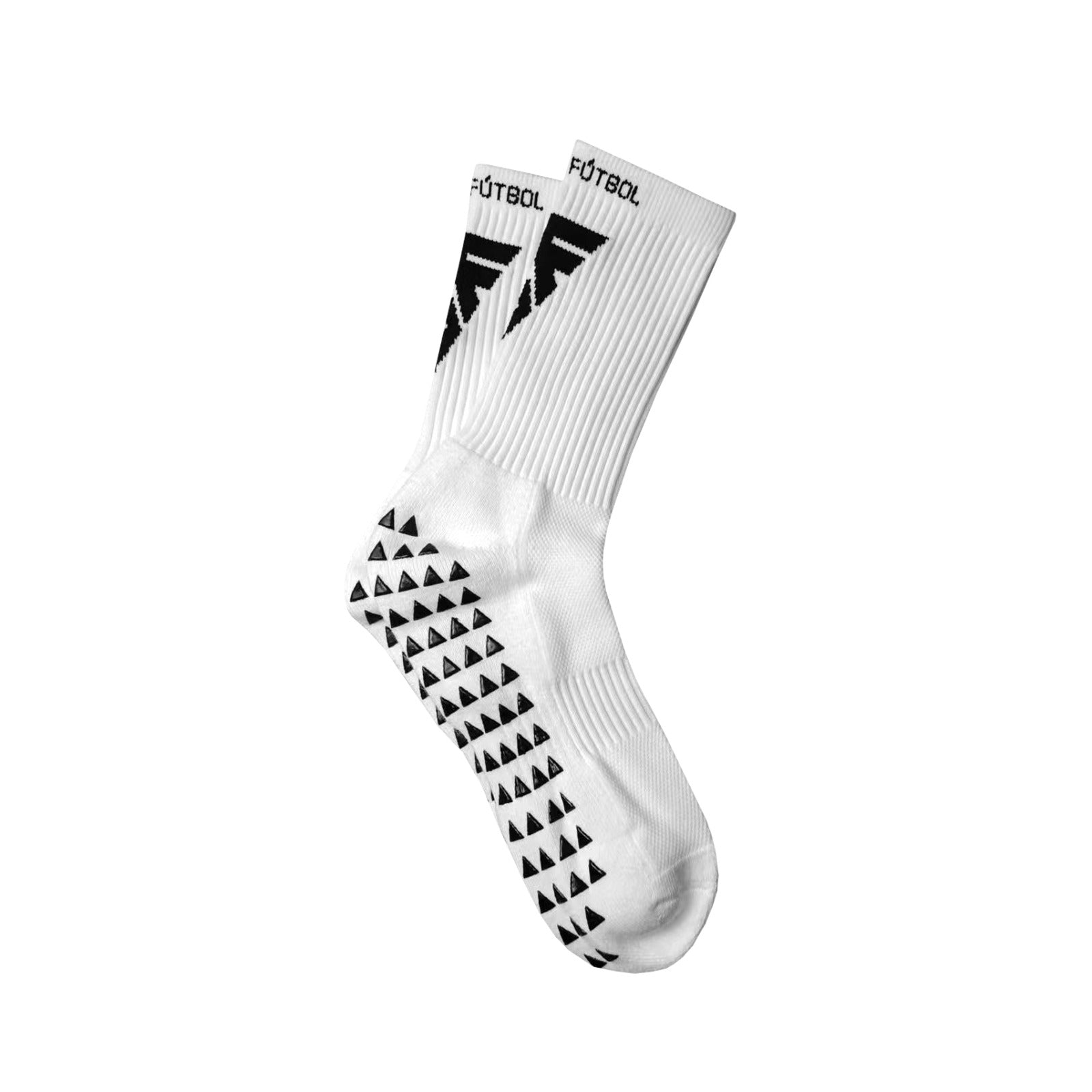 Contrast - White - Black Grip Midcalf Length Premium Football Grip Soc –  Grypto